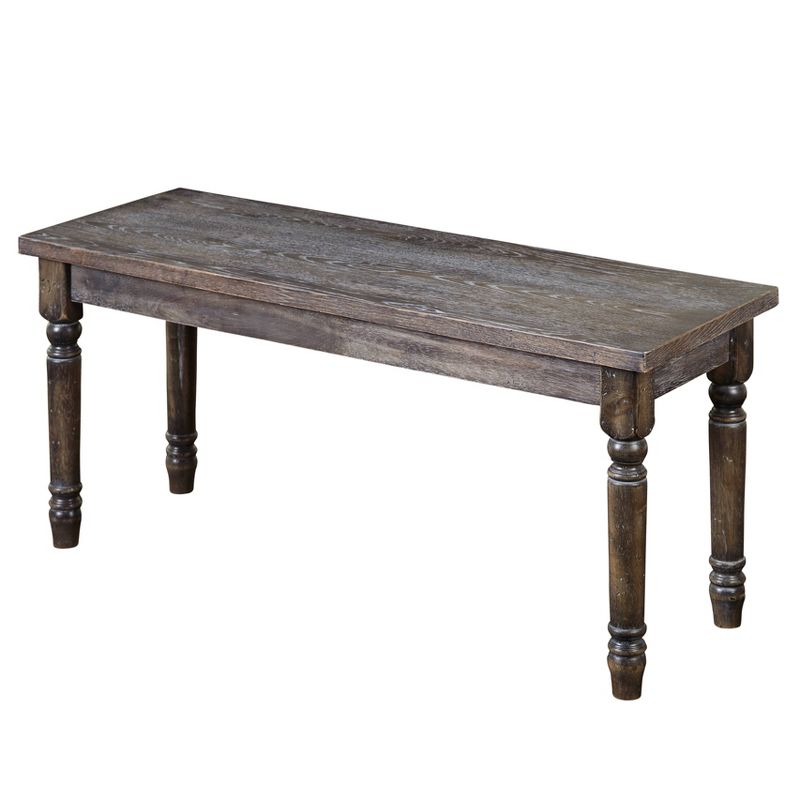 Burntwood Dining Bench Gray - Buylateral, 3 of 6