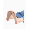 INSPIRE CHIC Cotton No Show Toe Socks Yoga Socks - 4 of 4
