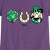 Girls' - Disney - Mickey St Patricks Icons Fitted Short Sleeve Graphic T-Shirt - 2 of 4