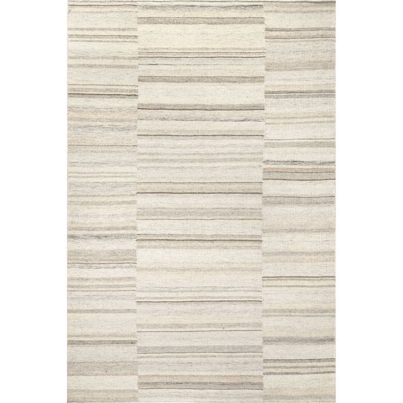 Arvin Olano x RugsUSA - Marble Striped Wool-Blend Area Rug, 1 of 12