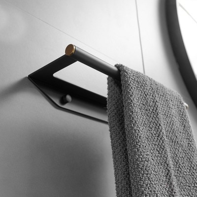 Black Stainless Steel 4-Piece Bath Hardware Set