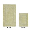 Lux Premium 100% Cotton Tufted Solid Reversible 2 PC Bath Rug Set – Ultra-Soft, Water-Absorbent, Durable, Machine Washable Bathroom Rug - 2 of 4