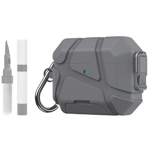 HTUTWOO for AirPods Pro 3 Case, Armor Design Hard Case, Full Drop Proof Protective Case with Keychain and Cleaner Kit - 1 of 4