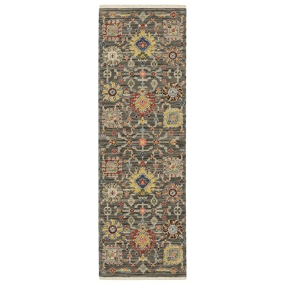Oriental Weavers Lucca 8111K Grey/ Multi Indoor Area Rug - 2' x 6'