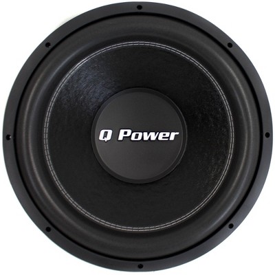 Q-Power QPF12 12" 1700W Deluxe Series Dual Voice Coil Car Audio Power Subwoofer