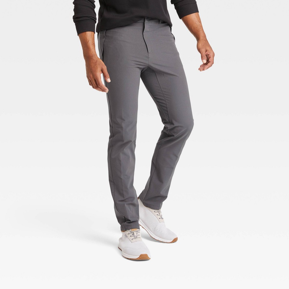 Men's Travel Pants - All in Motion, Gray, 36x32