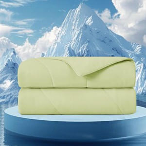 AENKYO Cooling Comforter for Hot Sleepers, Breathable Summer Bedding,Lightweight Breathable Bedding, Double-Sided Summer Quilt - 1 of 4
