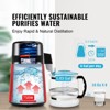 VEVOR Water Distiller, 4L 1.05 Gallon Pure Water Purifier Filter For Home Countertop, 750W Distilled Water Maker, Stainless Steel Interior Distiller - 3 of 4