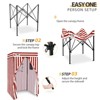 EAGLE PEAK 4x4 Pop Up Canopy, Portable Privacy Changing Room Photoshoots - 2 of 4