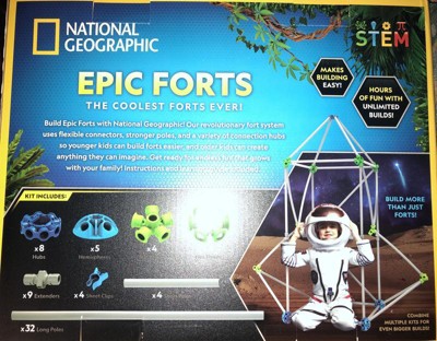 National Geographic Epic Fort Kit- 70 piece - The Good Play Guide