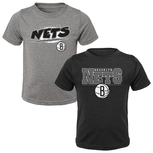 NBA Brooklyn Nets Toddler 2pk T-Shirt - 2T