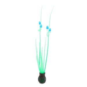 Unique Bargains Silicone Aquarium Simulation Coral Orchid Flower Fish Tank Landscape Decoration - 1 of 4