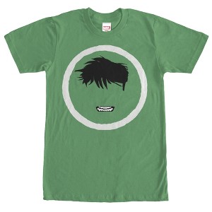 Men's Marvel Hulk Face T-Shirt - 1 of 4