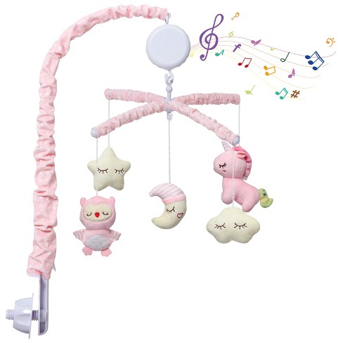 Whizmax Baby Crib Mobile With Music Motor Spinner musical Crib Toys For Infants 0 6 Months Girls And Boys crib Mount Mobiles With 36 Lullabies Pink Target