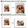 Americanflat Picture Frame with Mat - Modern Design, Shatter-Resistant Glass, Dual Sawtooth Hangers, Ideal for Home and Office Decor - 4 of 4