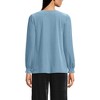 Lands' End Women's Long Sleeve Velvet Blouse - 2 of 4