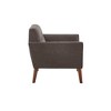 VYNXARIA Mid Century Modern lounge chair with arm support£¬Charcoal - 4 of 4