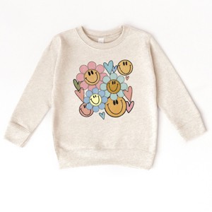 The Juniper Shop SmileyWorld Flower Smiley Face Toddler Sweatshirt - 1 of 4