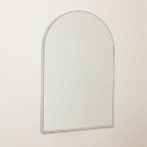 PexFix Arched Mirror for Entryway Bathroom Wall Decor Metal Frame Wall Mounted Mirror 2-Pieces - 1 of 3