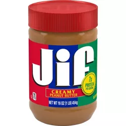 Jif Creamy Peanut Butter - 16oz