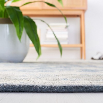 Hand-Knotted Traditional Gray Wool 8' x 10' Area Rug