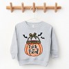 Trick of Treat Pumpkin - Toddler Graphic Sweatshirt and Youth Graphic Sweatshirt - 2 of 3