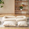 PAGED Modern Lazy Sofa Chair with 5 Adjustable Position, Comfy Human Dog Bed for Bedroom, Living Room to Read, Watch TV - 2 of 4