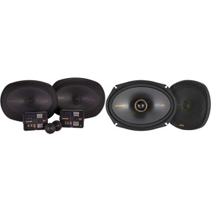 Kicker 51KSS6904 KS-Series 6x9" Component system with 1" tweeters w/ 51KSC6904 6x9" 2 Way Coaxial Bundle - 1 of 4