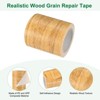 Unique Bargains Self Adhesive Realistic Wood Grain Durable Multi Use Masking Tape 1 Pc - 2 of 4