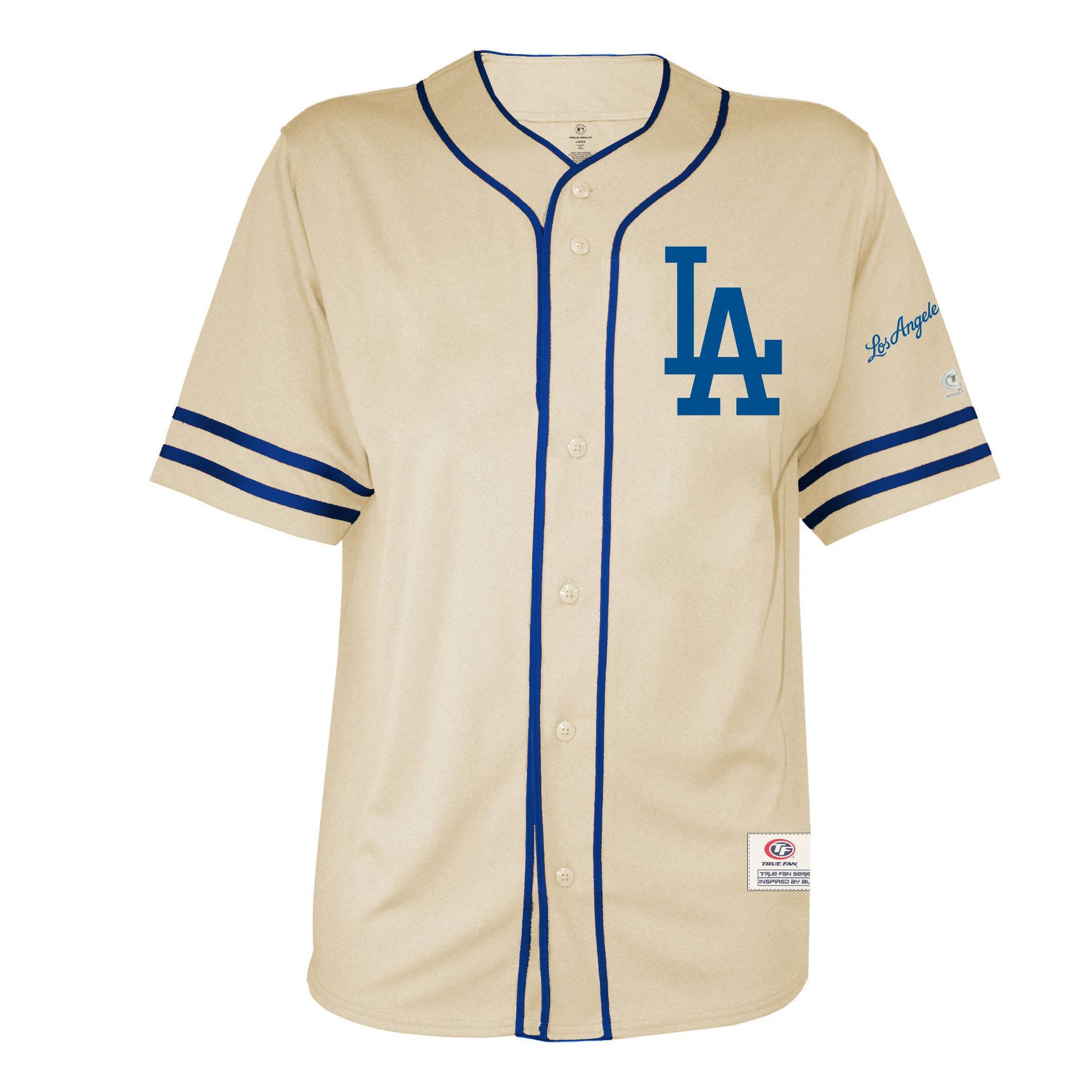 MLB Los Angeles Dodgers Men's Vintage Button Down Jersey