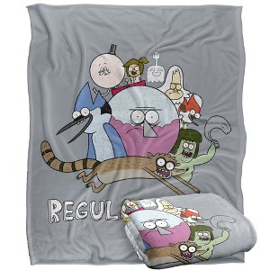 Regular Show Surrounding Benson Silky Touch Super Soft Throw Blanket 50 ...