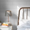 Tempaper & Co.® Wood Planks Removable Peel and Stick Wallpaper, Shiplap White, 28 sq ft: Kitchen Adhesive, Washable - 3 of 4