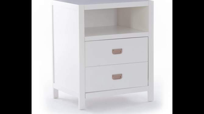 Peggy Transitional End Table White - Linon, 2 of 18, play video