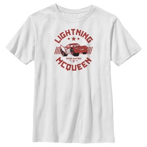 Boy's Cars Lightning McQueen Drag Racing T-Shirt - 1 of 4