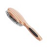 Bass Brushes Style & Detangle Hair Brush Premium Bamboo Handle with Professional Grade Nylon Pin Large Oval Stripe - 4 of 4