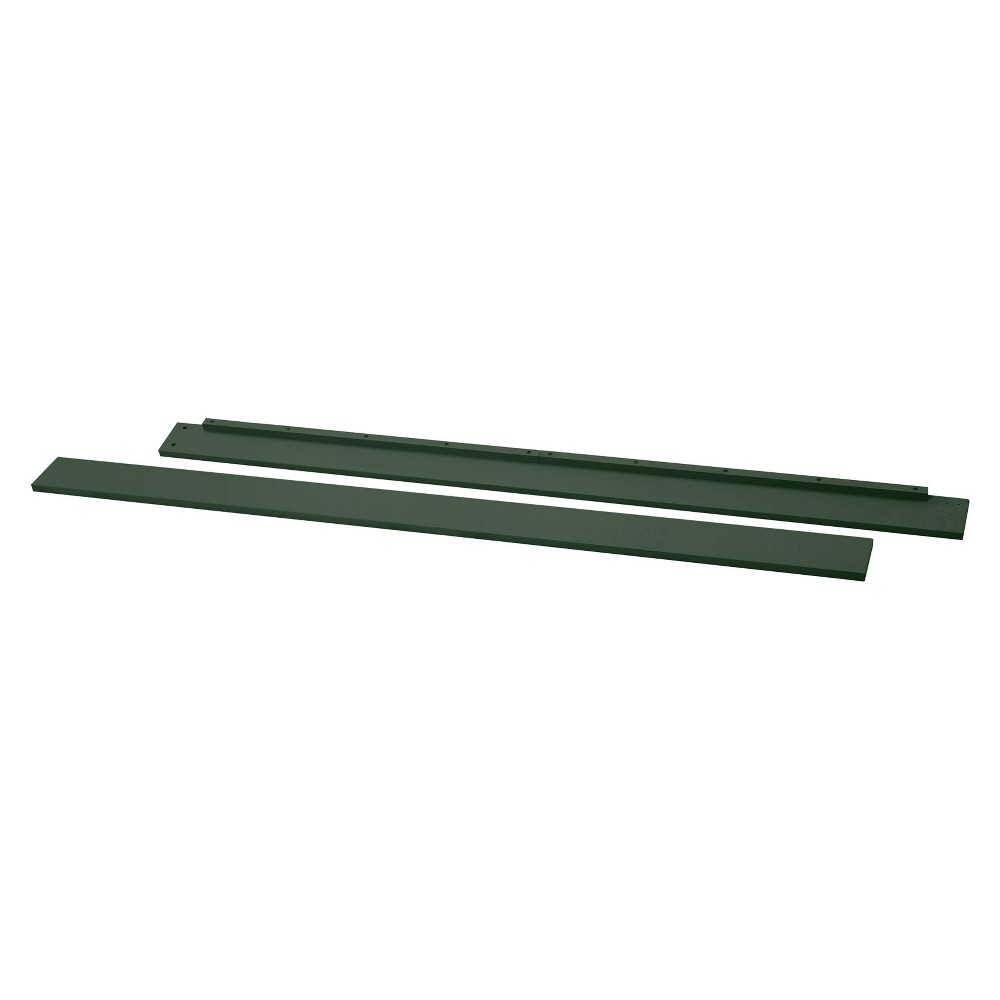 DaVinci Hidden Hardware Twin Full Size Bed Conversion Kit - Forest Green