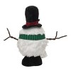Transpac Polyester 13.25 in. Multicolor Christmas Plush Standing Snowman - 3 of 4