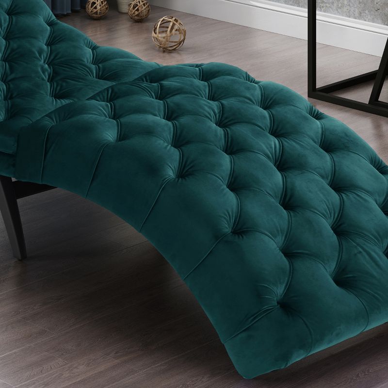 Garret Tufted Chaise Lounge - Christopher Knight Home, 5 of 6