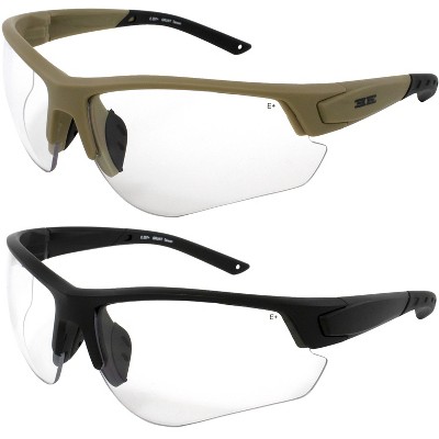 2 Pairs of Epoch Eyewear Grunt Safety Sunglasses