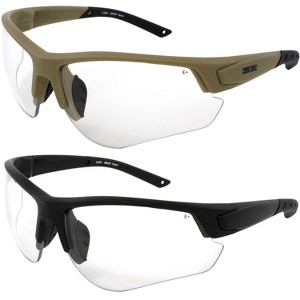 2 Pairs of Epoch Eyewear Grunt Sunglasses with Clear, Yellow Lenses - 1 of 4