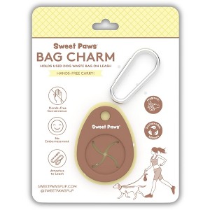 Sweet Paws Bag Charm Holder for Used Dog Poop Bags - 1 of 4