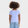 Girls' Short Sleeve Ringer T-Shirt - art class™ - image 3 of 4