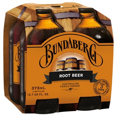 Bundaberg Root Beer Soda  - 4pk/375ml Bottles