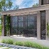 Lirago 72 in Outdoor Privacy Fence Galvanized Metal Screen Panels - 3 of 4