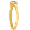 Pompeii3 5/8ct 3-Stone Diamond Engagement Ring 14k White, Yellow, or Rose Gold - 2 of 4