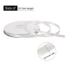 Unique Bargains Polyester Soft Decorative Cake Box Gift Wrapping Ribbon 3/8" x 25 Yard Pure White - 2 of 4
