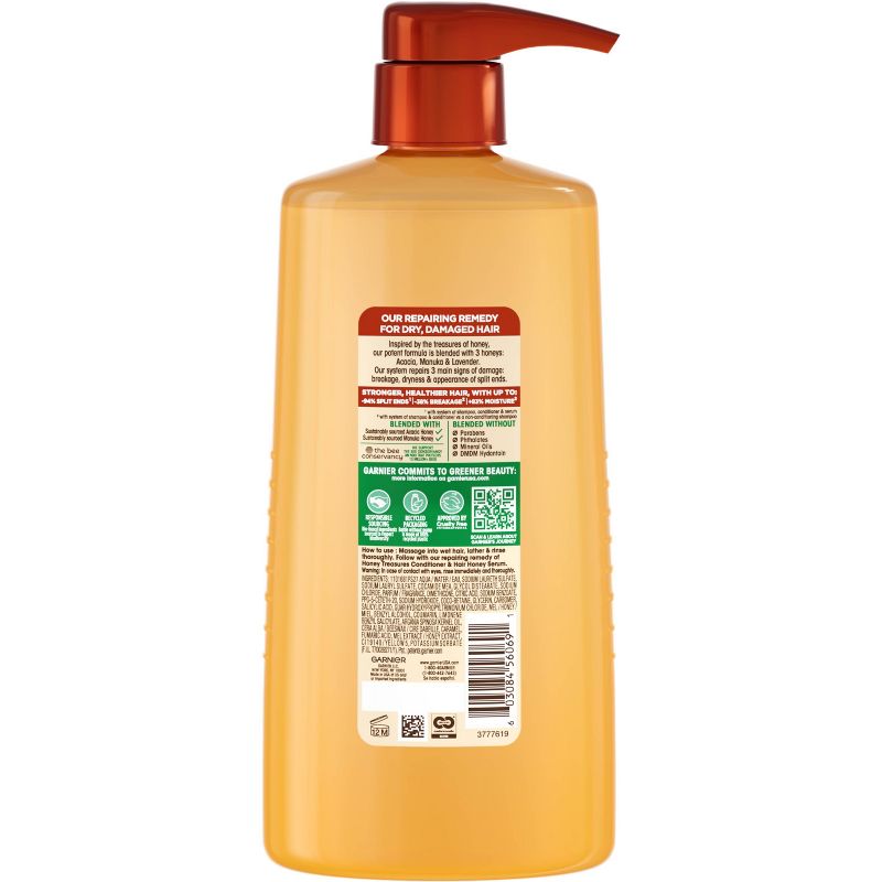 Garnier Whole Blends Honey Treasures Repairing Shampoo, 3 of 14
