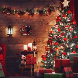 330FT Christmas String Lights 1000 LED, 8 Modes & 8 Brightness Levels with Remote & Timer, IP44 Waterproof Extra-Long Lights for Tree Patio Yard Decor - 1 of 4