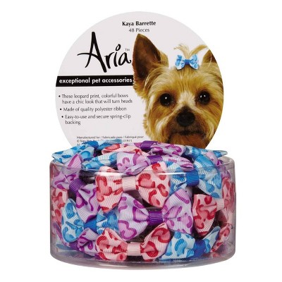 Aria Kaya Dog Barettes Canister 48 pieces