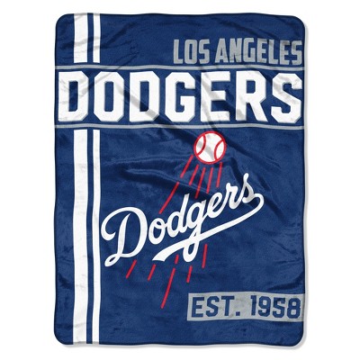 MLB Los Angeles Dodgers Micro Fleece Throw Blanket